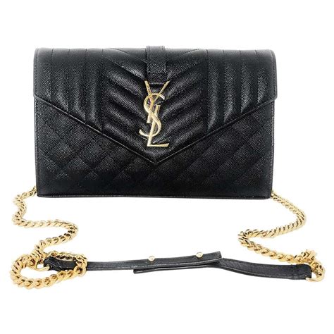 saks ysl wallet on chain|ysl envelope wallet on chain.